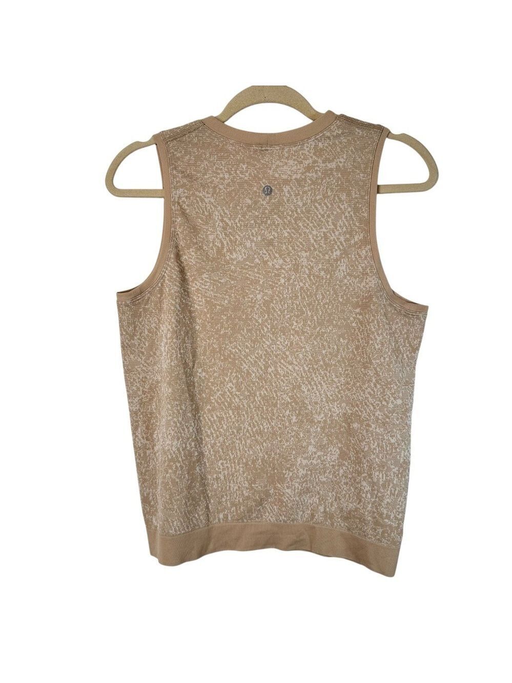 Lululemon Swiftly Breathe Tank Top Women 12 Tan Sleeveless Athleisurecore - Picture 6 of 8